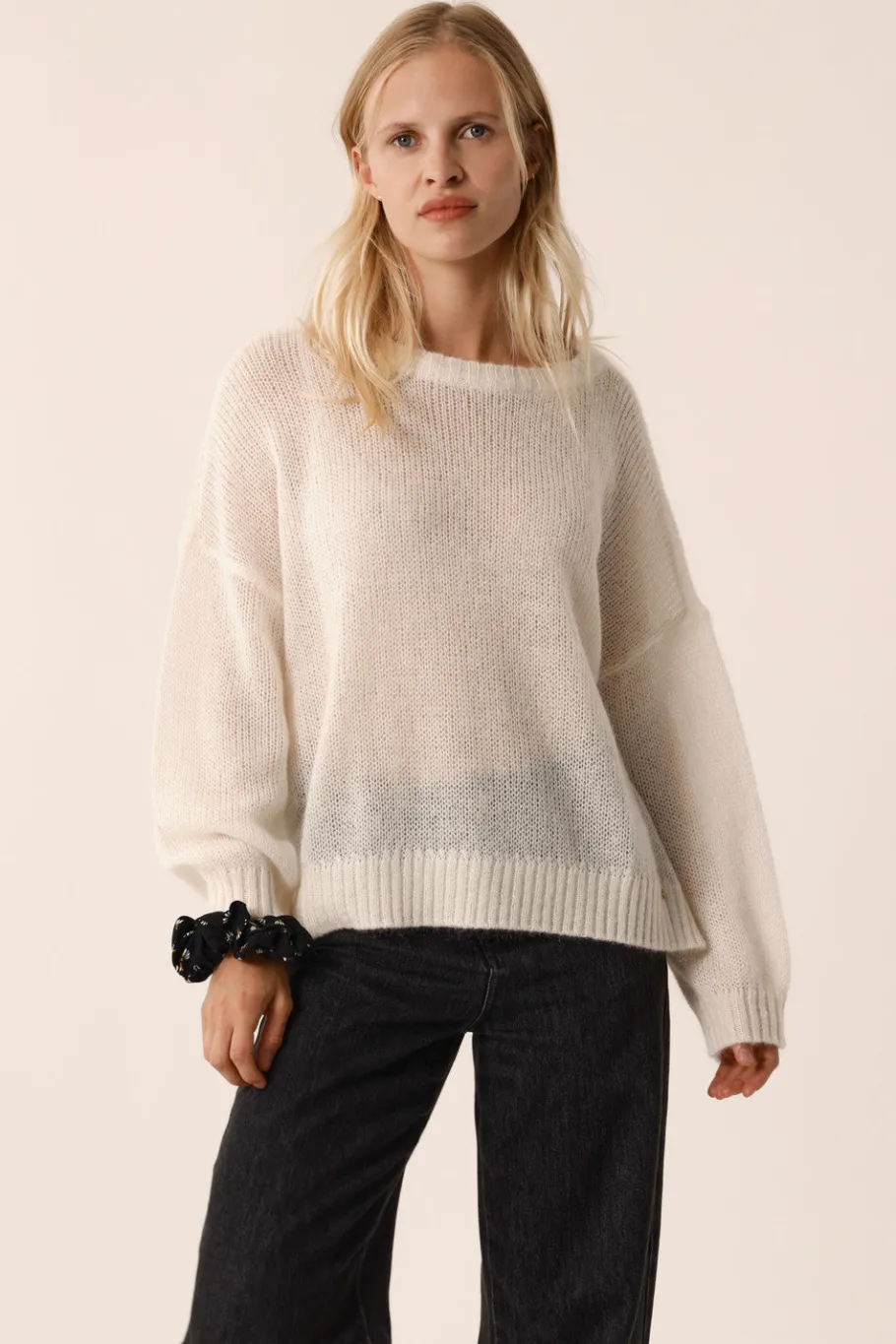 Des Petit Hauts Pull Bulon ECRU Sale