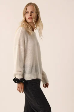 Des Petit Hauts Pull Bulon ECRU Sale