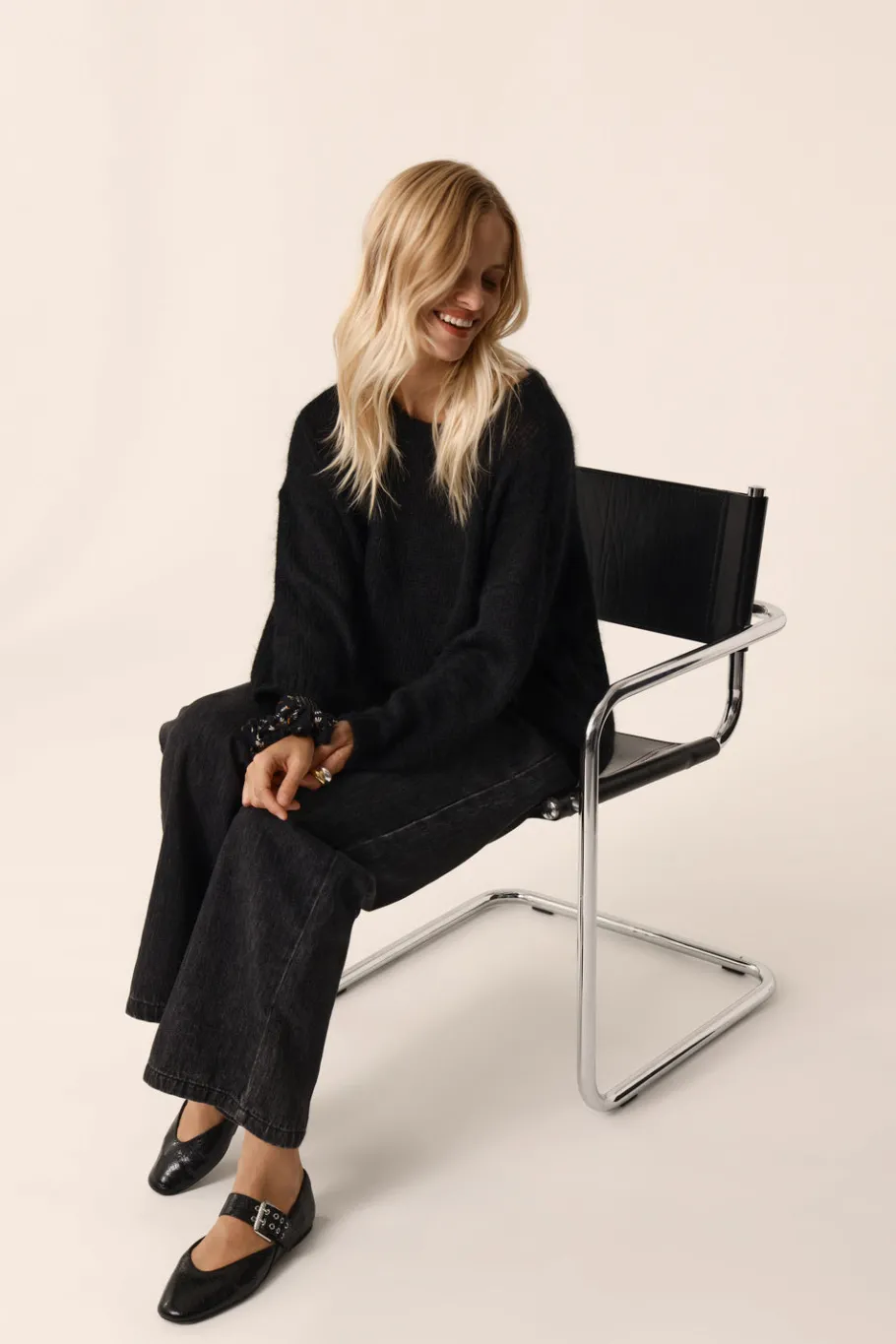 Des Petit Hauts Pull Bulon NOIR Clearance