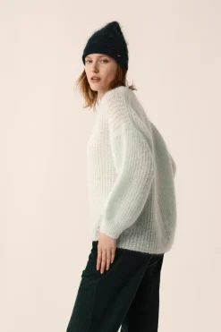 Des Petit Hauts Pull Burma VERT D'EAU Discount