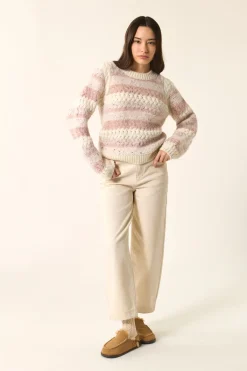 Des Petit Hauts Pull Delou CREME/POUDRE Best