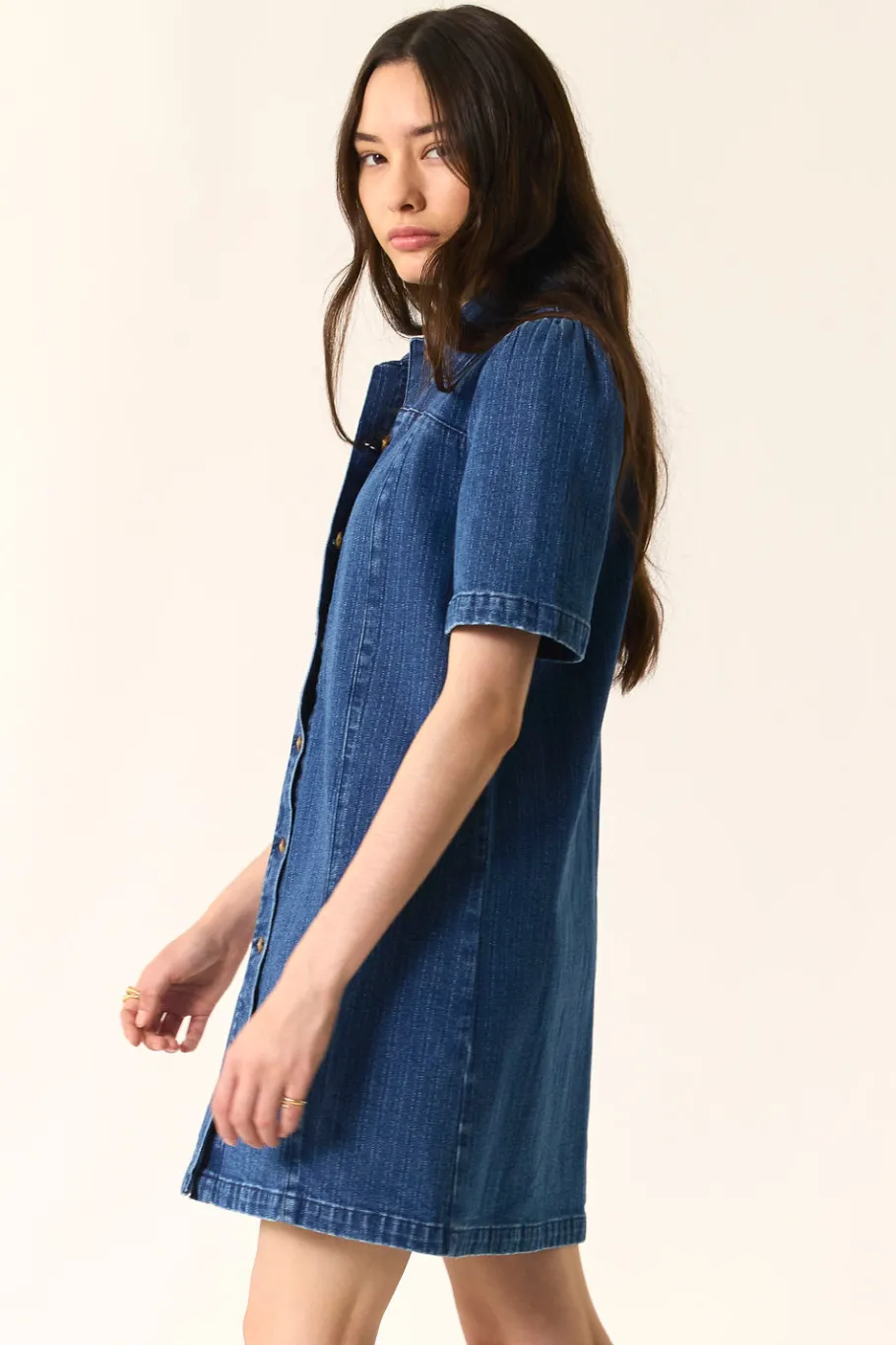 Des Petit Hauts Robe Loumina MIDDLE BLUE Sale