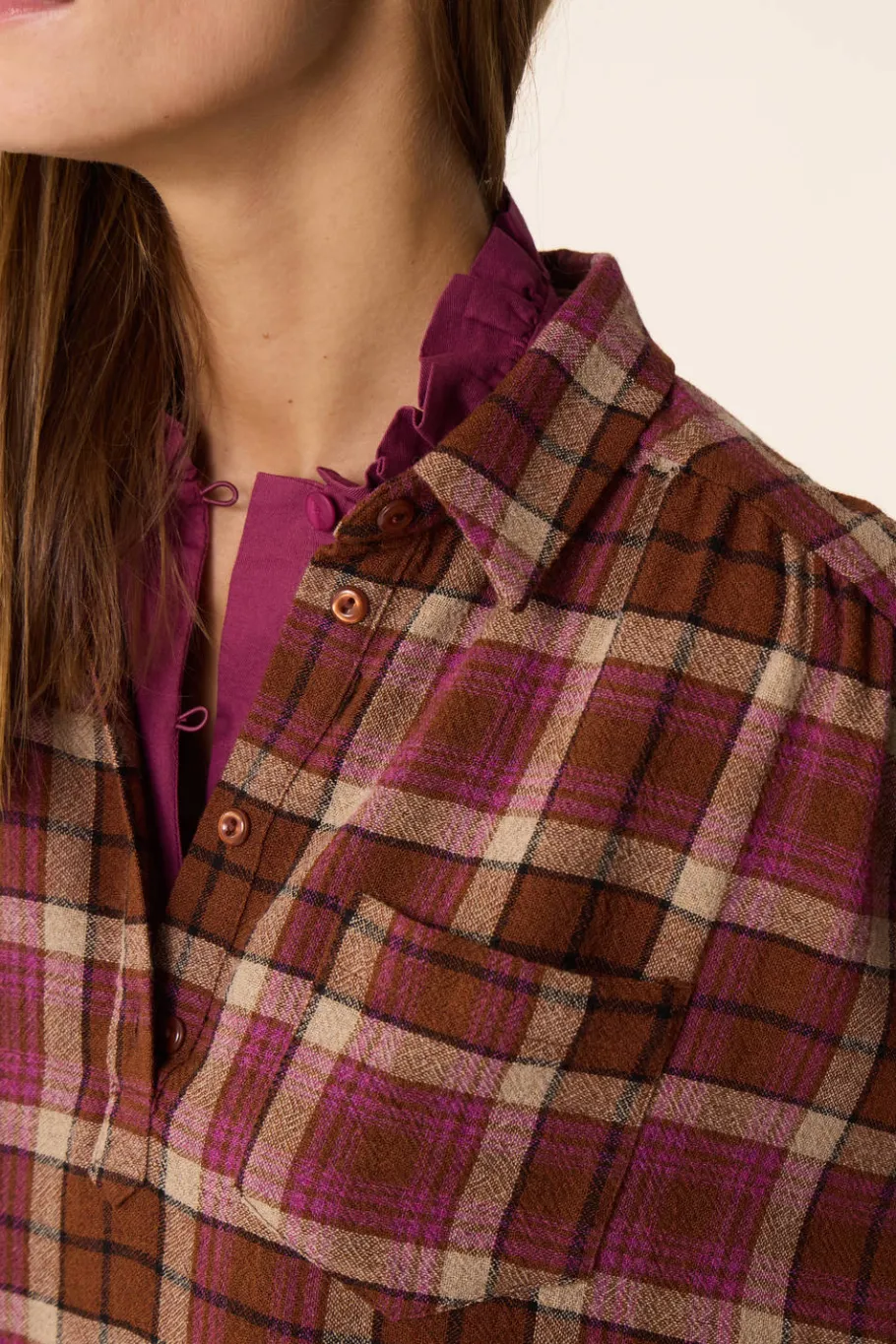 Des Petit Hauts Robe Violette MATOBO Sale