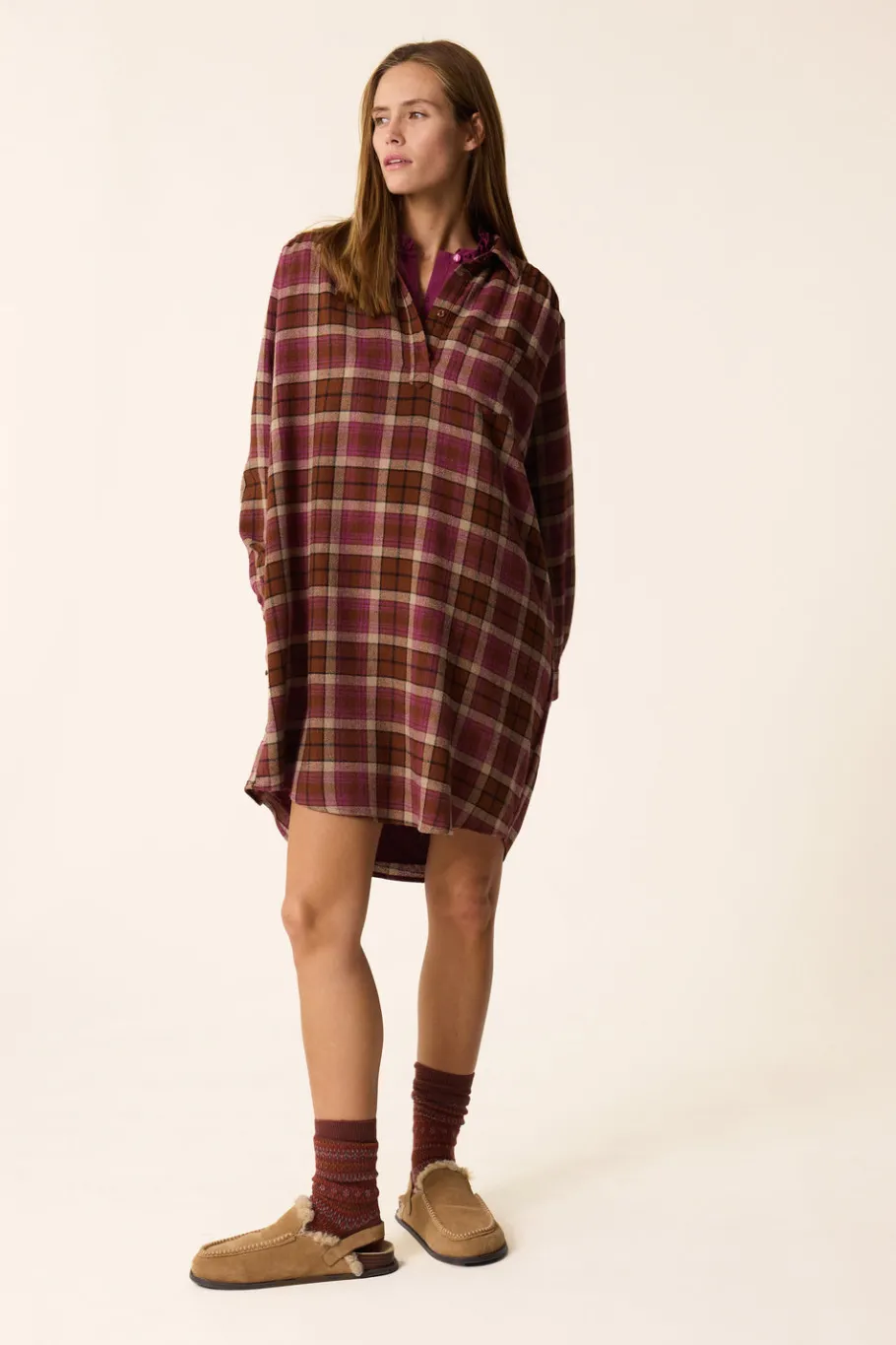 Des Petit Hauts Robe Violette MATOBO Sale