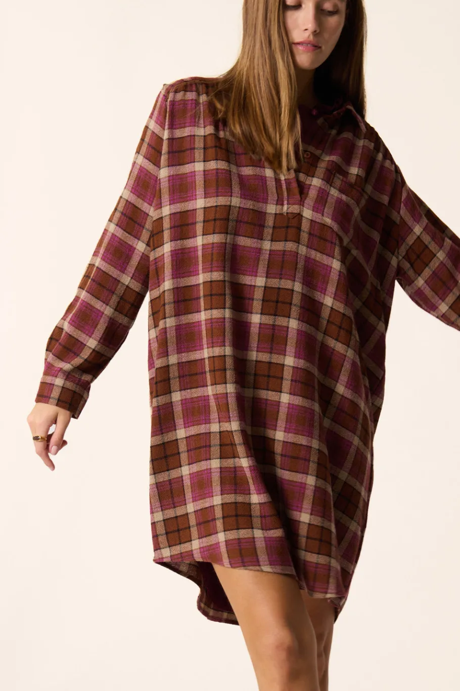 Des Petit Hauts Robe Violette MATOBO Sale