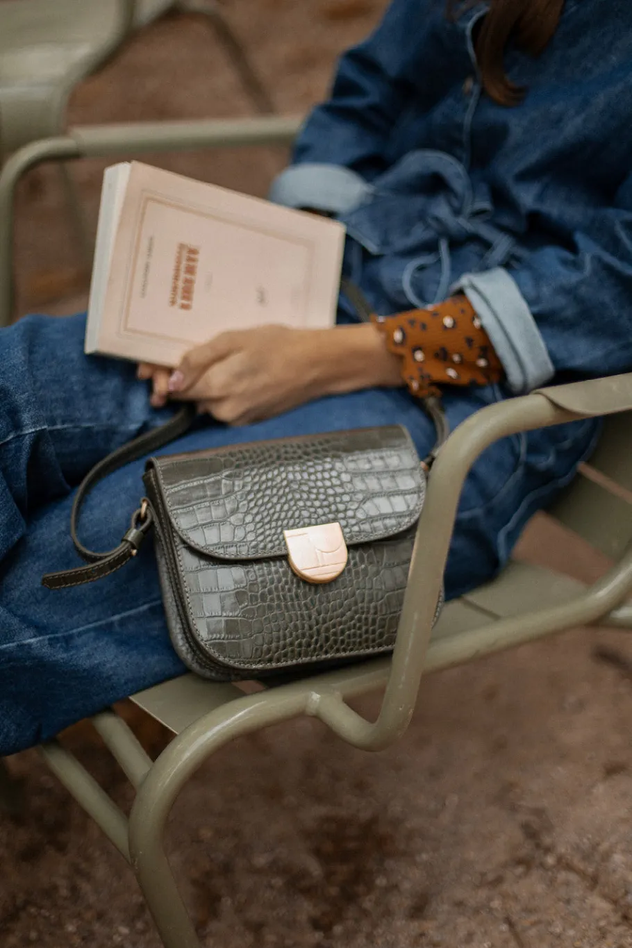 Des Petit Hauts Sac Lenny CROCO PICKLES Online