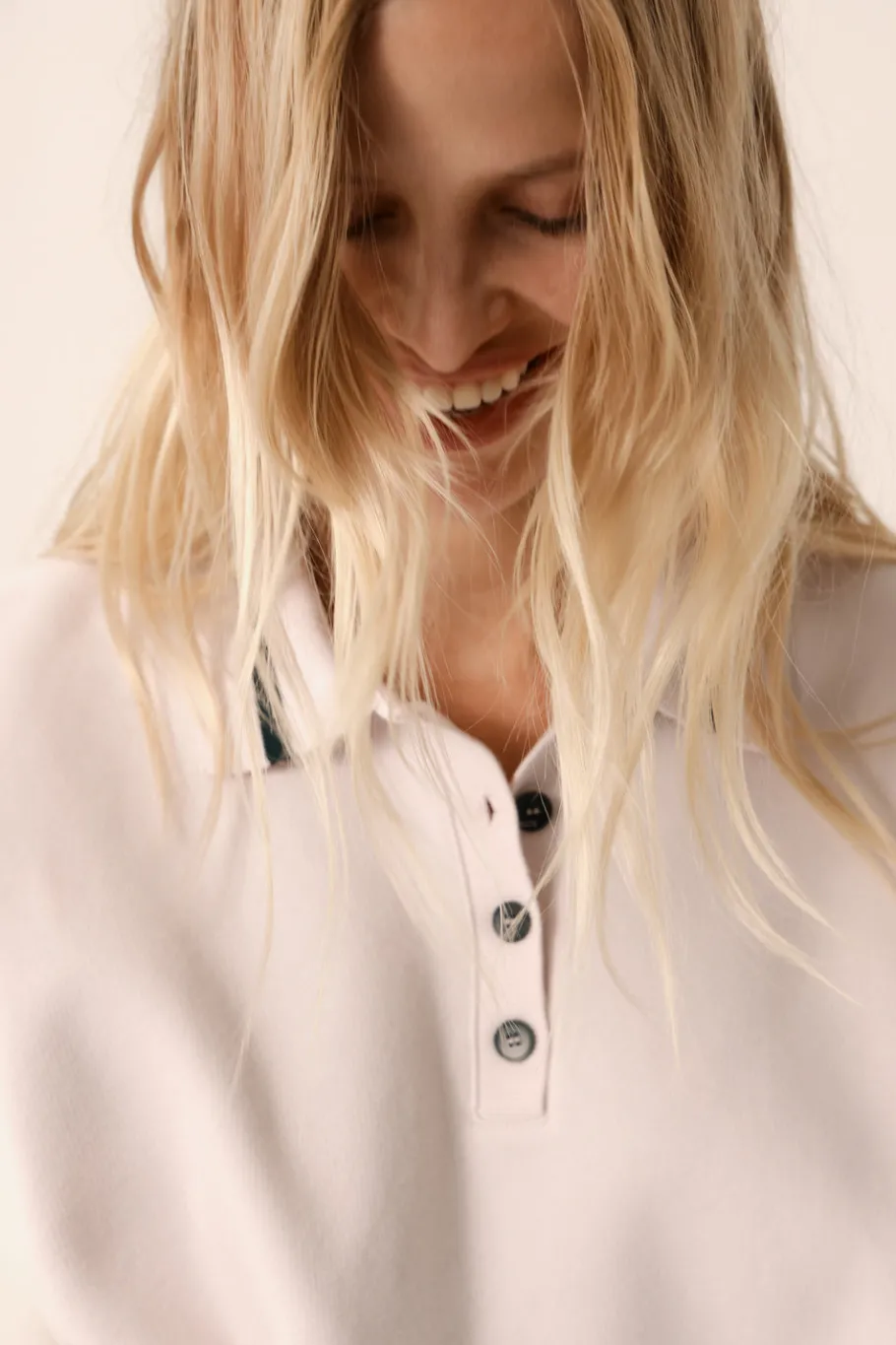 Des Petit Hauts Sweat Joeko CREME/ARCTIQUE