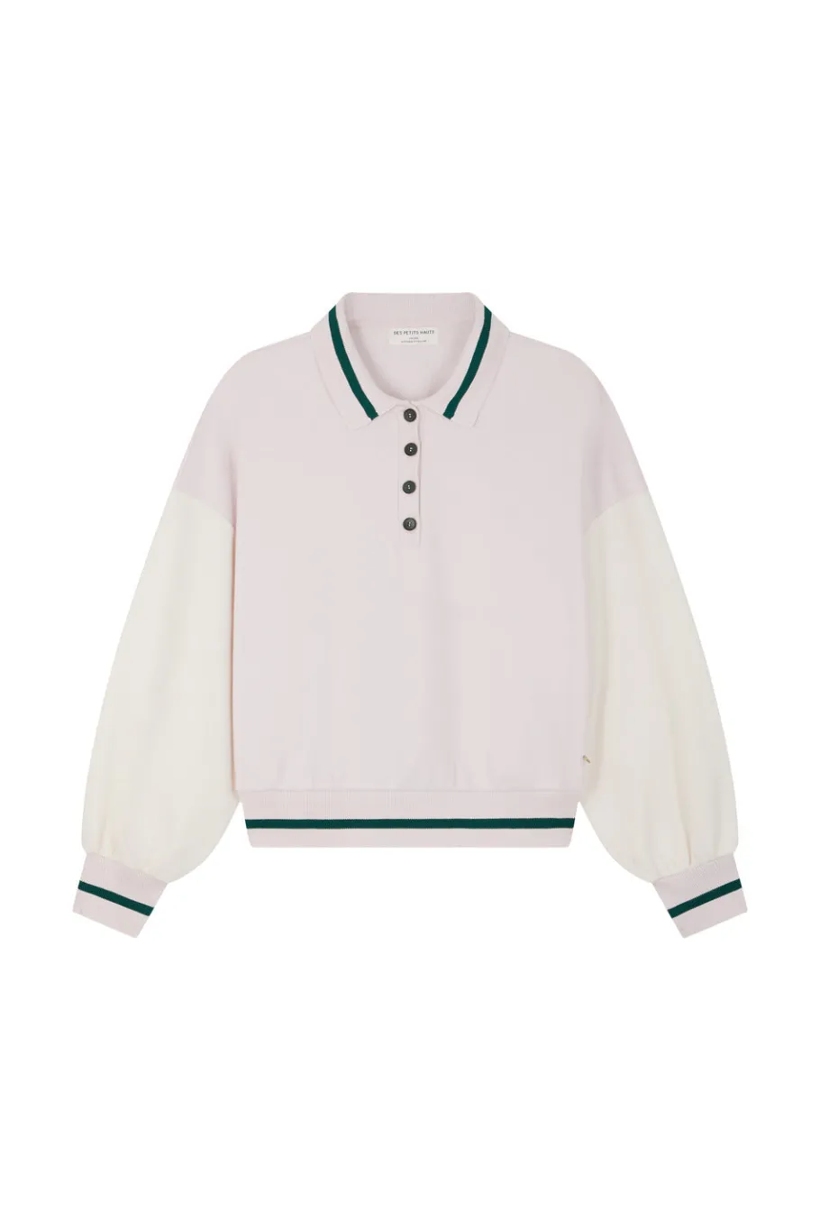 Des Petit Hauts Sweat Joeko CREME/ARCTIQUE