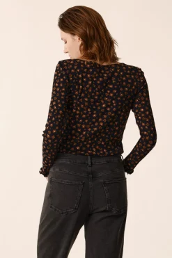 Des Petit Hauts Tee-shirt Hailey LEO NOIR Best