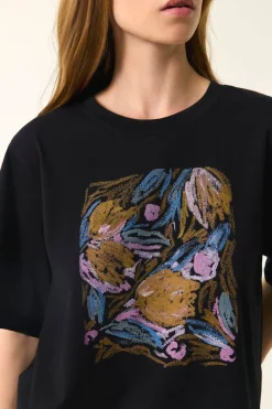 Des Petit Hauts Tee-shirt Janis NOIR Outlet