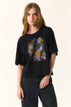 Des Petit Hauts Tee-shirt Janis NOIR Outlet