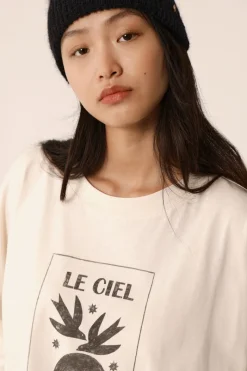 Des Petit Hauts Tee-shirt Janou CREME New