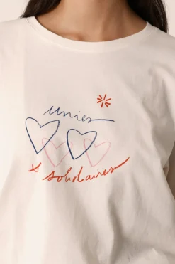 Des Petit Hauts Tee-shirt Marina ECRU Discount