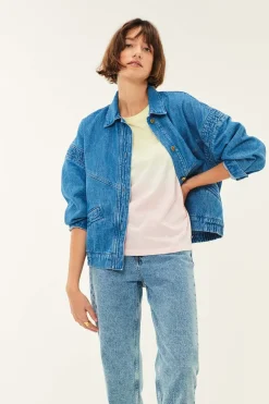 Des Petit Hauts Veste Loubia VINTAGE BLUE Online