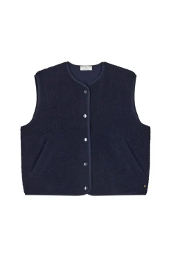 Des Petit Hauts Veste maille sans manches Zlata MARINE Outlet