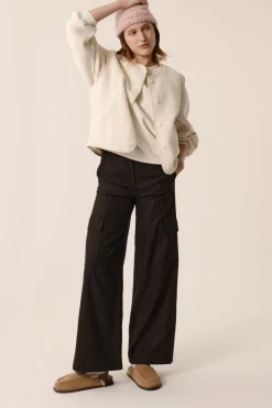 Des Petit Hauts Veste maille sans manches Zlata CREME Best