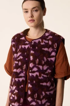 Des Petit Hauts Veste maille sans manches Kadi MANITOU BRUYERE Sale