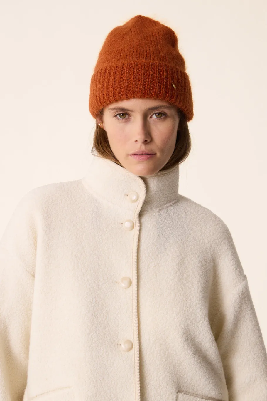 Des Petit Hauts Veste maille Zlavina CREME New