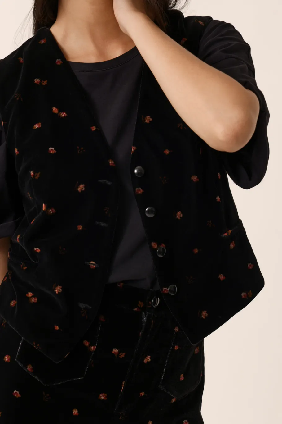 Des Petit Hauts Veste sans manches Timon BLOOM New