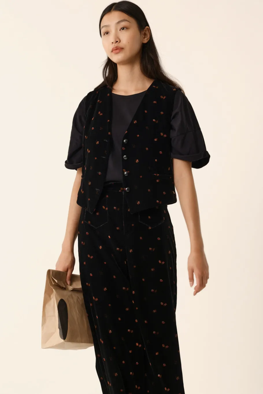 Des Petit Hauts Veste sans manches Timon BLOOM New